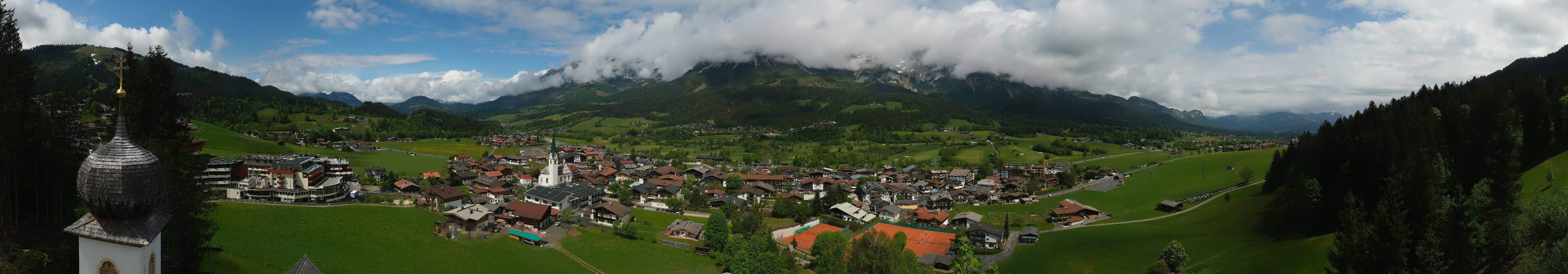 Archiv Foto Webcam Ellmau, Wilder Kaiser