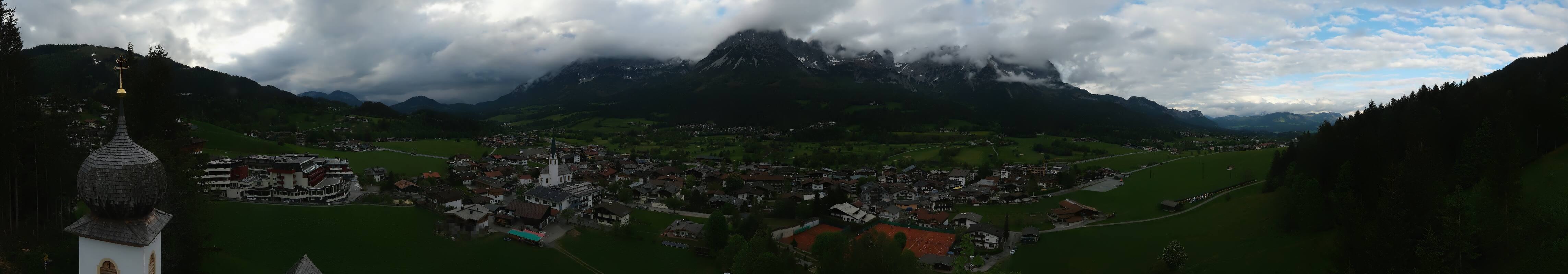 Archiv Foto Webcam Ellmau, Wilder Kaiser