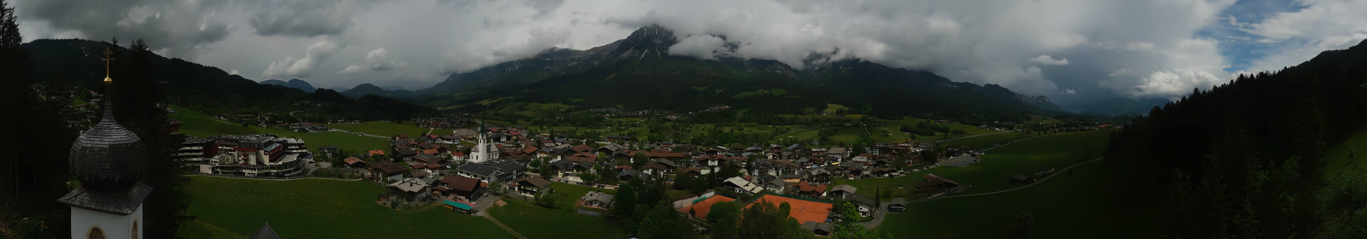 Archiv Foto Webcam Ellmau, Wilder Kaiser