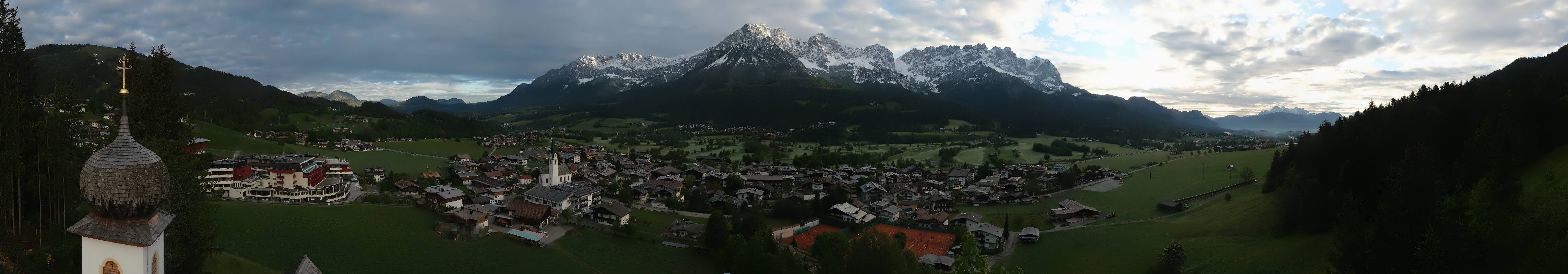 Archiv Foto Webcam Ellmau, Wilder Kaiser