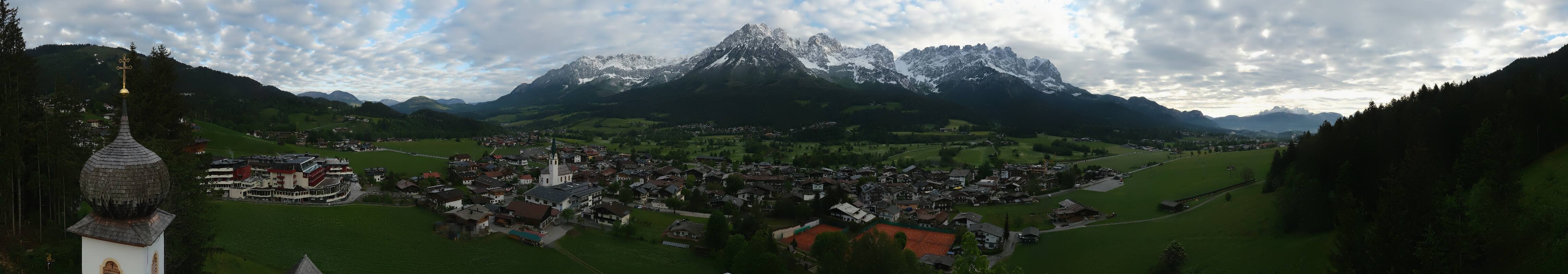 Archiv Foto Webcam Ellmau, Wilder Kaiser