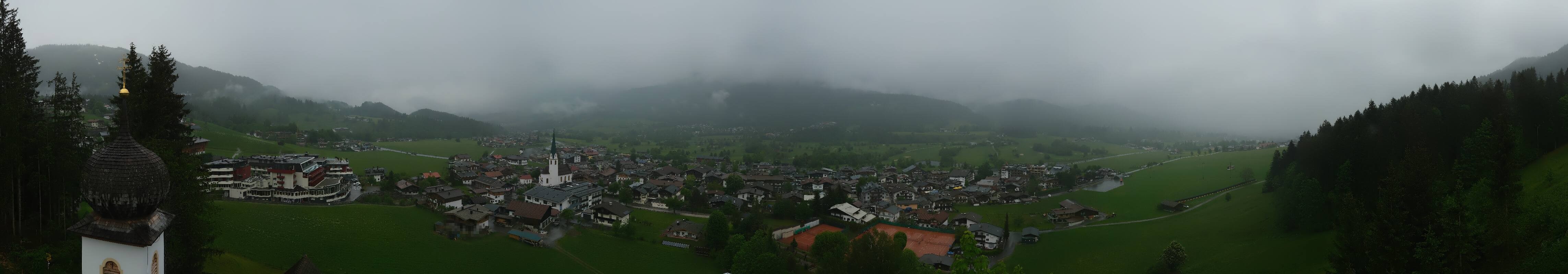 Archived image Webcam Ellmau, mountain range Wilder Kaiser