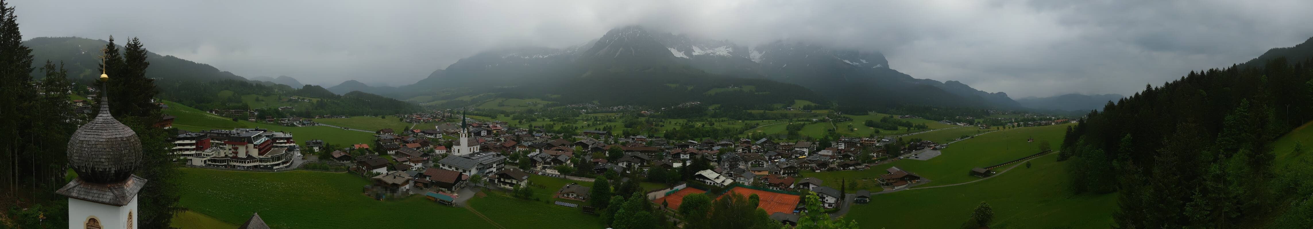 Archiv Foto Webcam Ellmau, Wilder Kaiser
