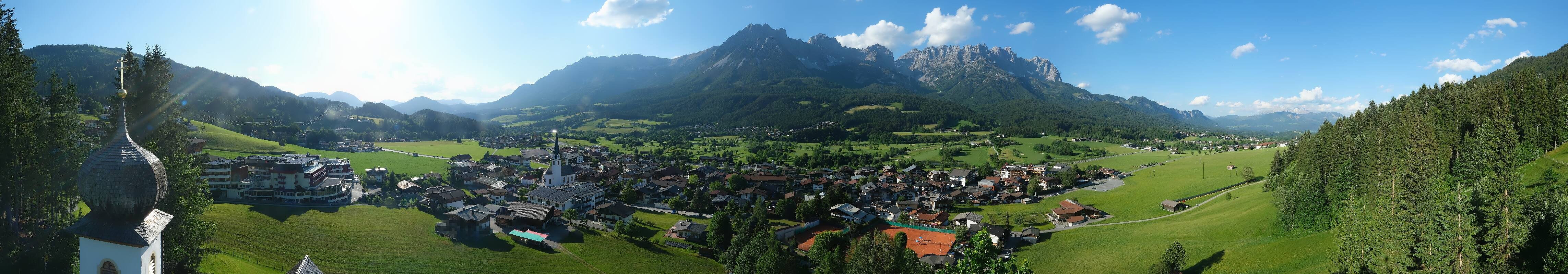 Archiv Foto Webcam Ellmau, Wilder Kaiser