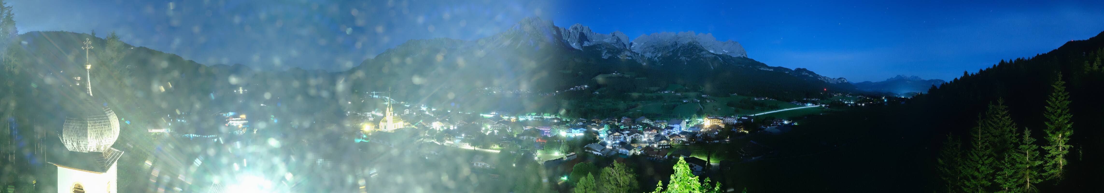 Archived image Webcam Ellmau, mountain range Wilder Kaiser