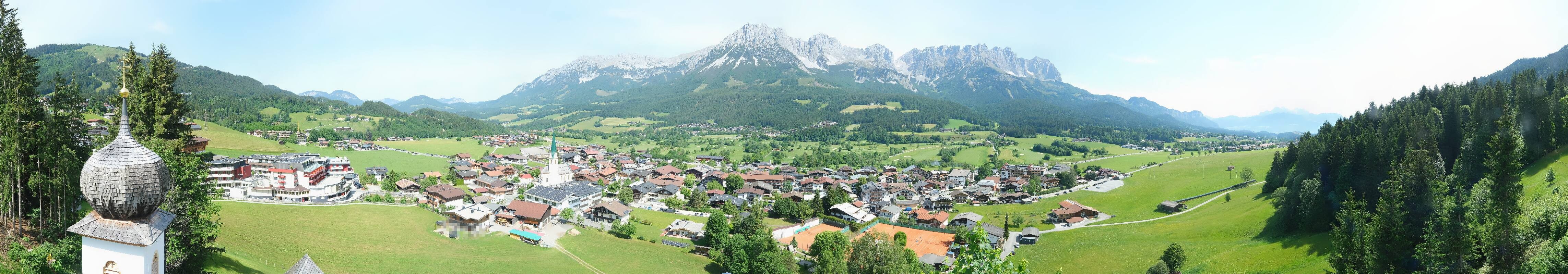Archived image Webcam Ellmau, mountain range Wilder Kaiser