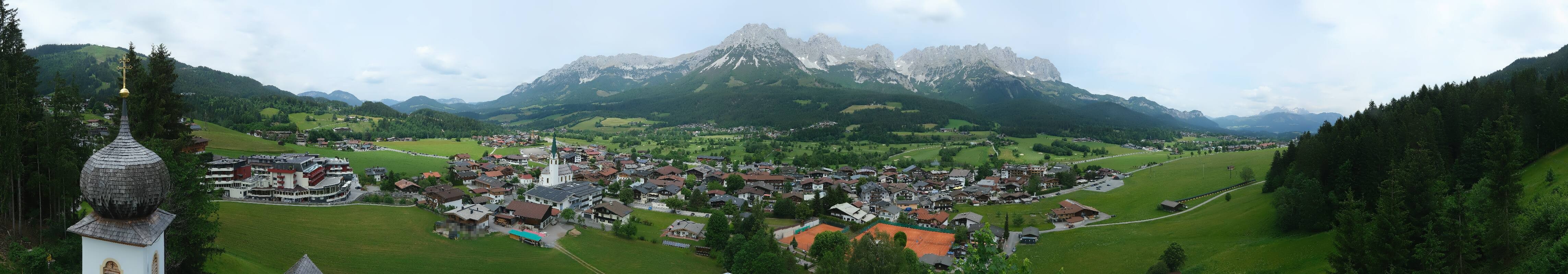 Archived image Webcam Ellmau, mountain range Wilder Kaiser
