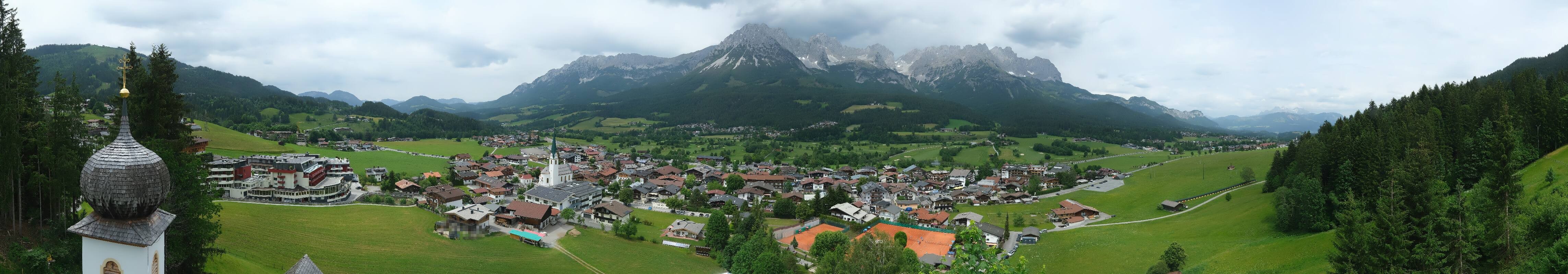 Archived image Webcam Ellmau, mountain range Wilder Kaiser