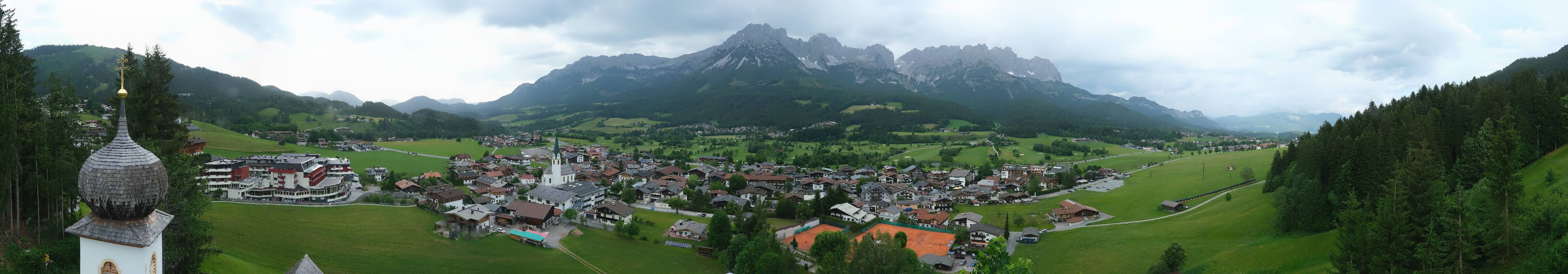 Archived image Webcam Ellmau, mountain range Wilder Kaiser