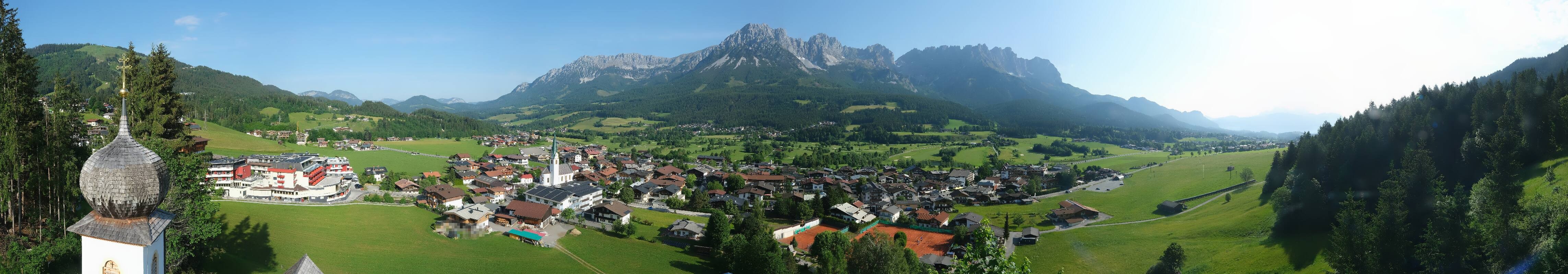 Archived image Webcam Ellmau, mountain range Wilder Kaiser