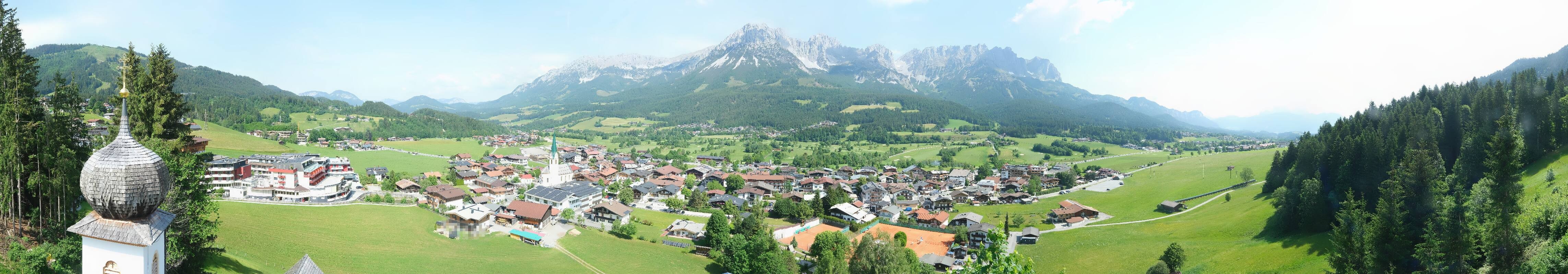 Archived image Webcam Ellmau, mountain range Wilder Kaiser