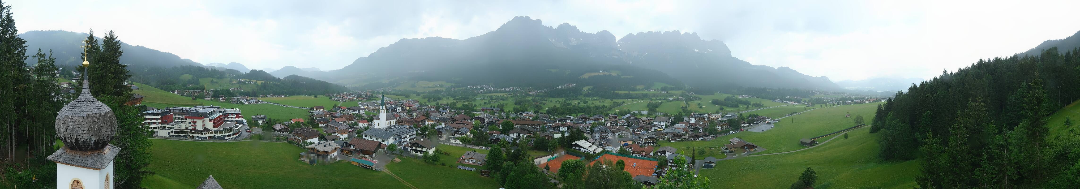 Archived image Webcam Ellmau, mountain range Wilder Kaiser