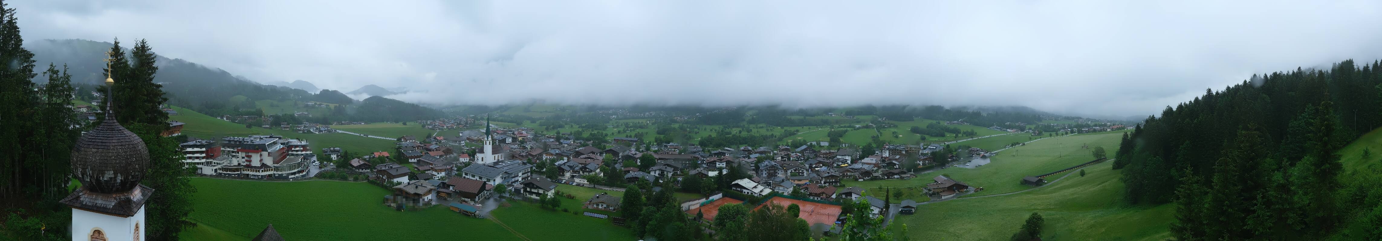 Archived image Webcam Ellmau, mountain range Wilder Kaiser