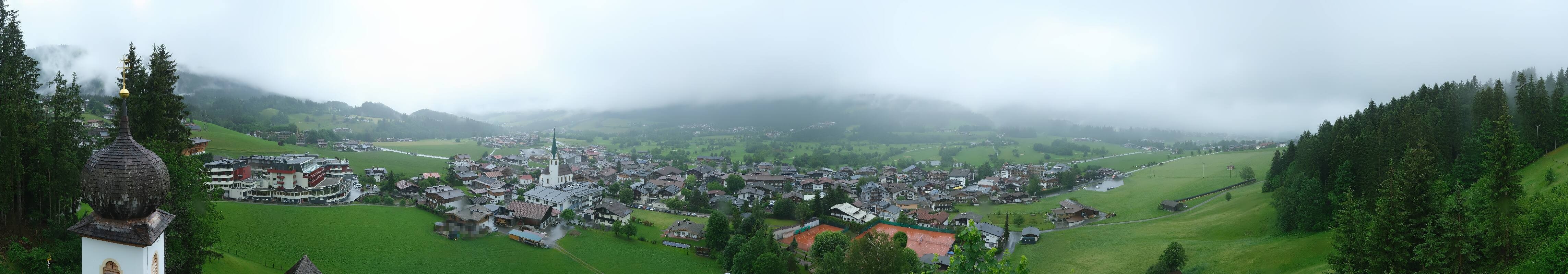 Archived image Webcam Ellmau, mountain range Wilder Kaiser