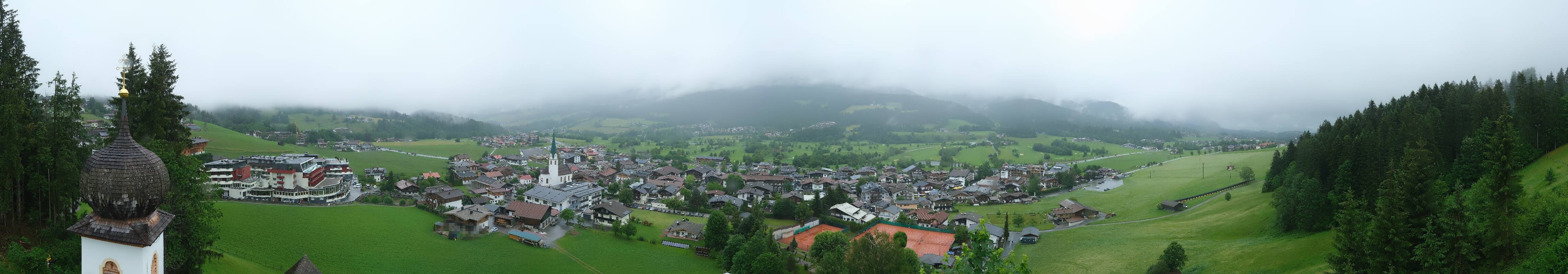 Archived image Webcam Ellmau, mountain range Wilder Kaiser