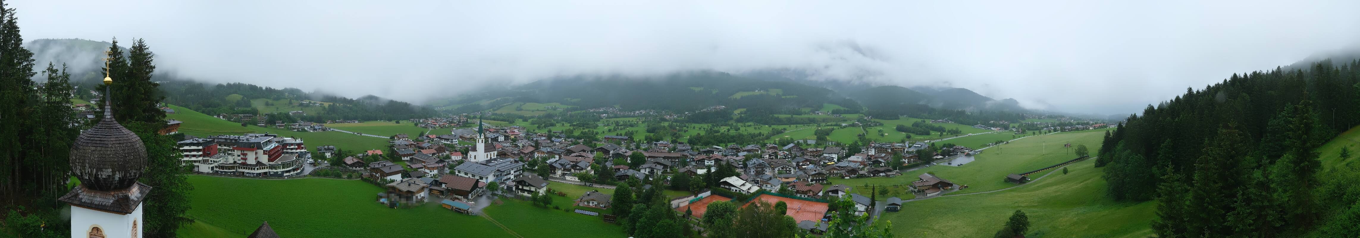 Archived image Webcam Ellmau, mountain range Wilder Kaiser