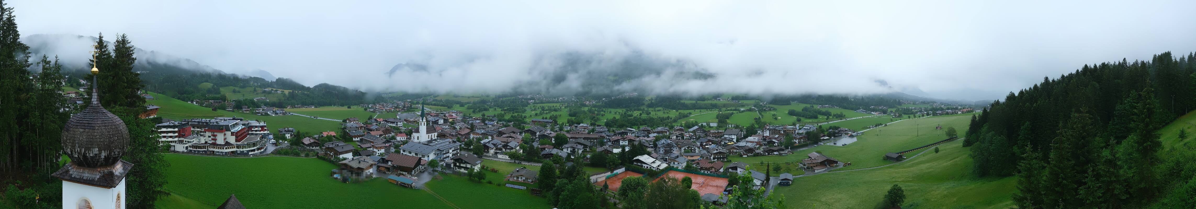 Archived image Webcam Ellmau, mountain range Wilder Kaiser