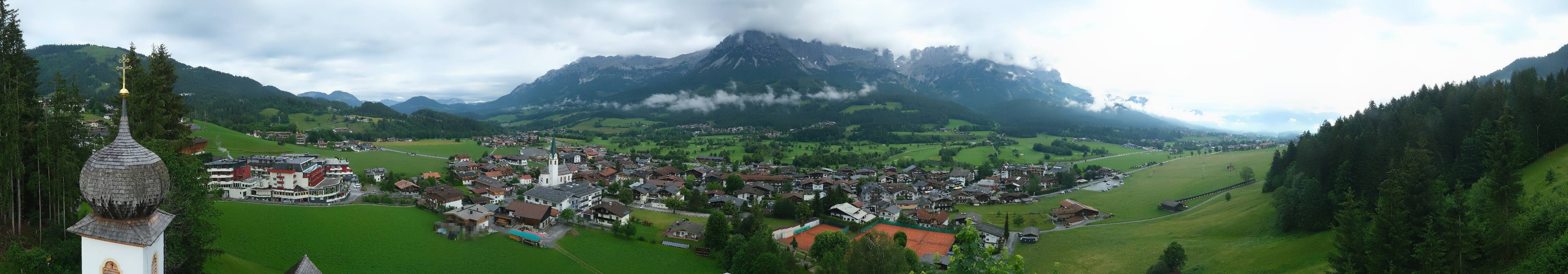 Archiv Foto Webcam Ellmau, Wilder Kaiser