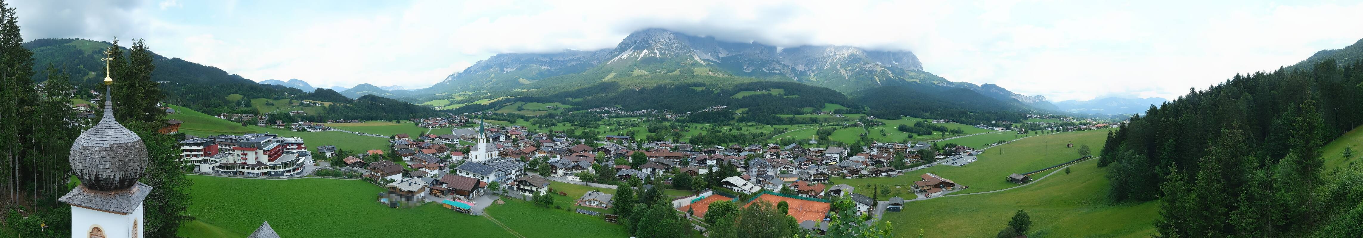 Archiv Foto Webcam Ellmau, Wilder Kaiser