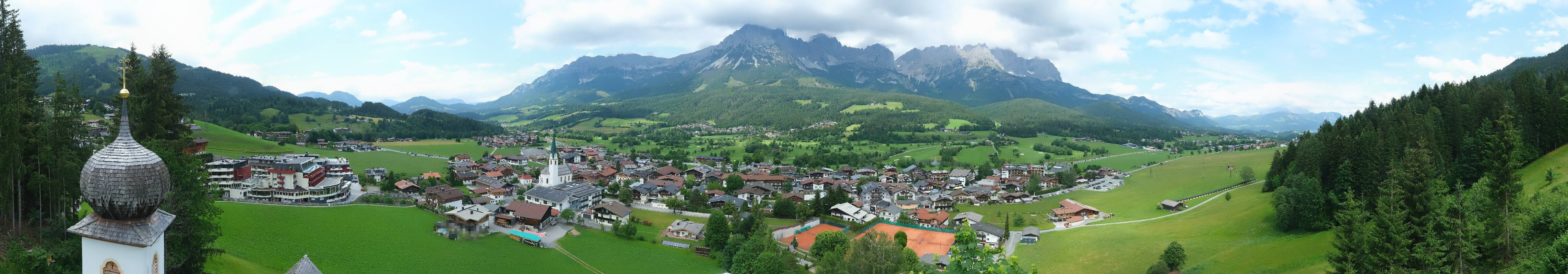 Archiv Foto Webcam Ellmau, Wilder Kaiser