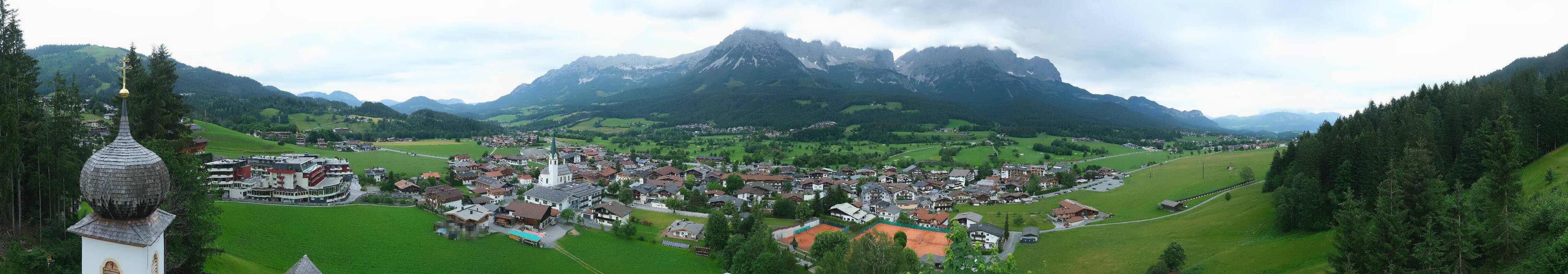 Archiv Foto Webcam Ellmau, Wilder Kaiser