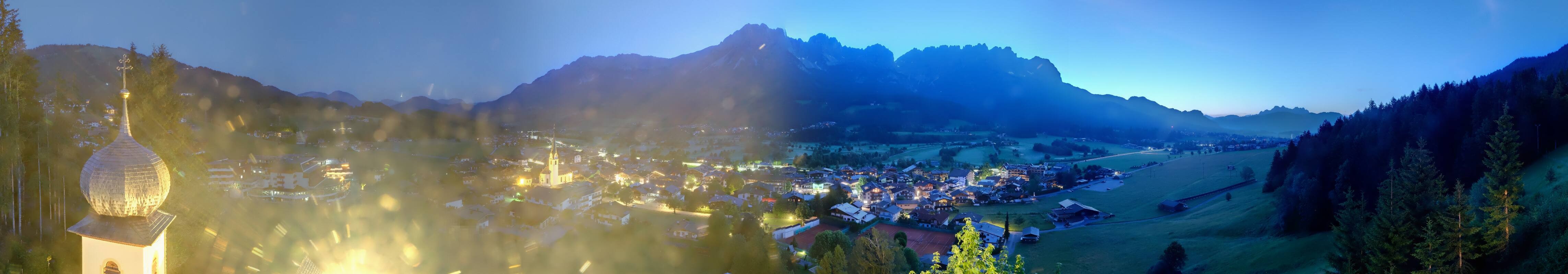 Archived image Webcam Ellmau, mountain range Wilder Kaiser