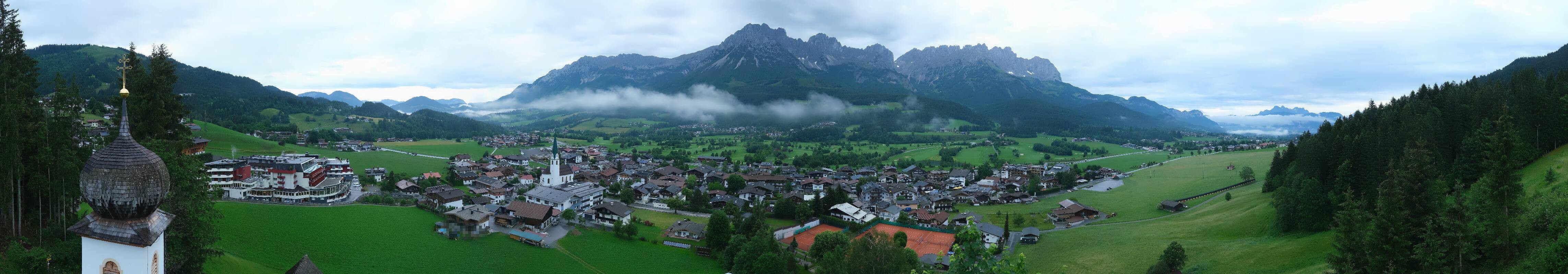 Archiv Foto Webcam Ellmau, Wilder Kaiser