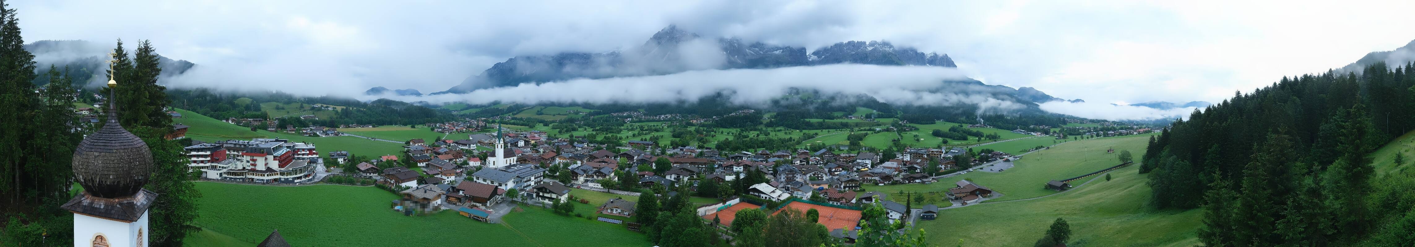 Archiv Foto Webcam Ellmau, Wilder Kaiser
