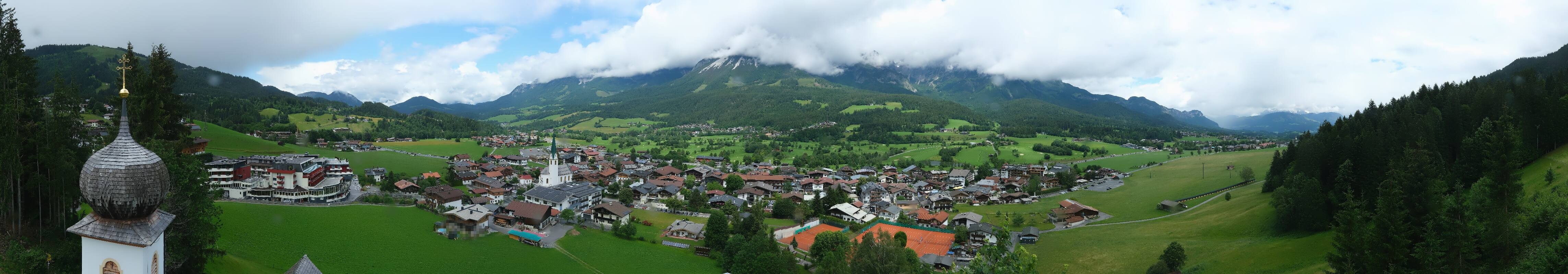 Archiv Foto Webcam Ellmau, Wilder Kaiser