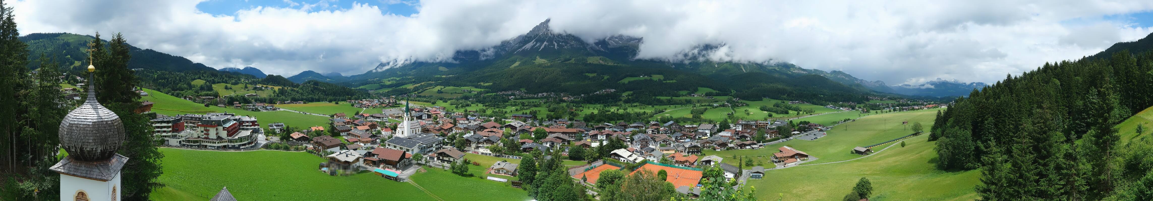 Archiv Foto Webcam Ellmau, Wilder Kaiser