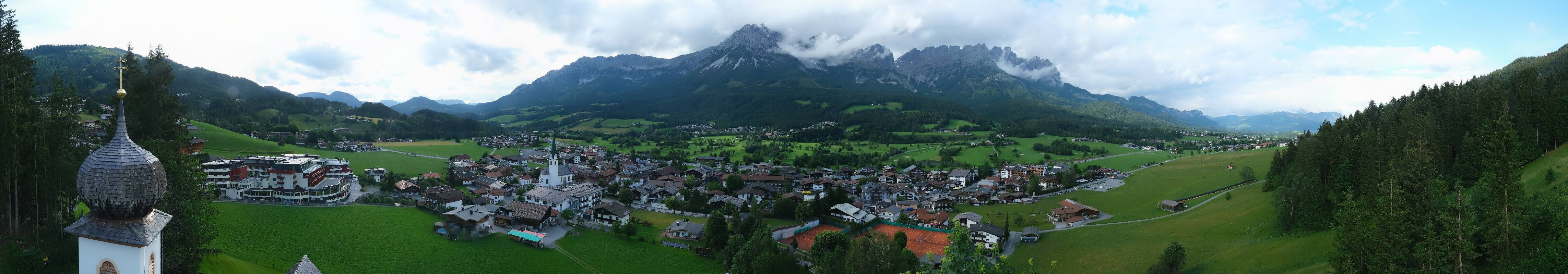 Archiv Foto Webcam Ellmau, Wilder Kaiser