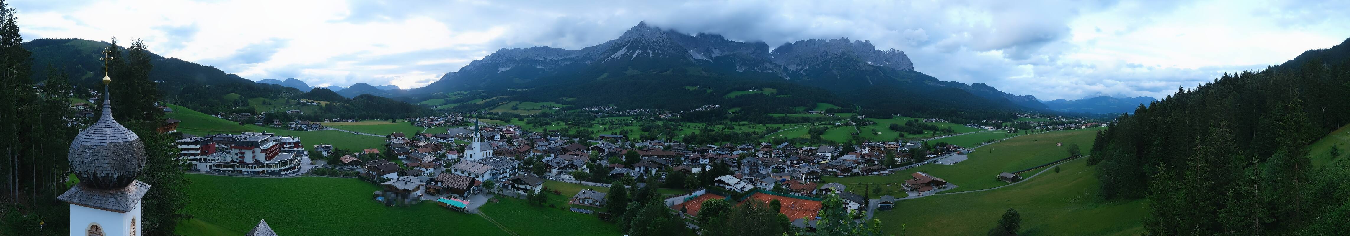 Archiv Foto Webcam Ellmau, Wilder Kaiser