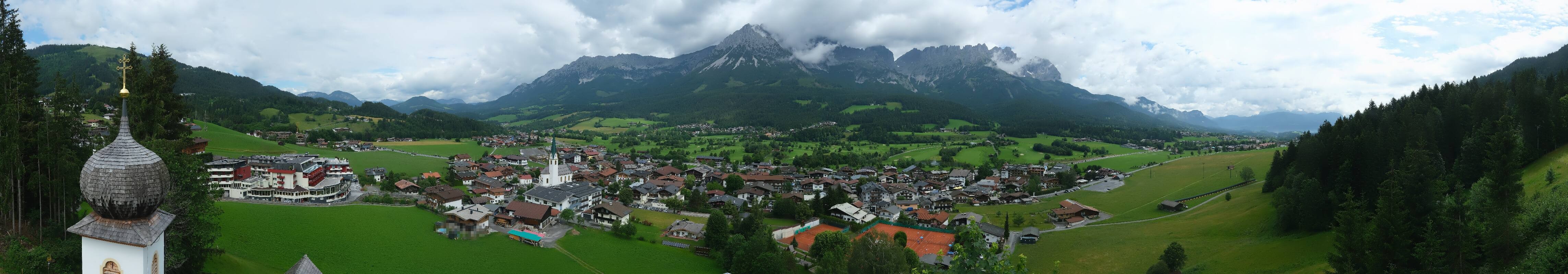 Archiv Foto Webcam Ellmau, Wilder Kaiser