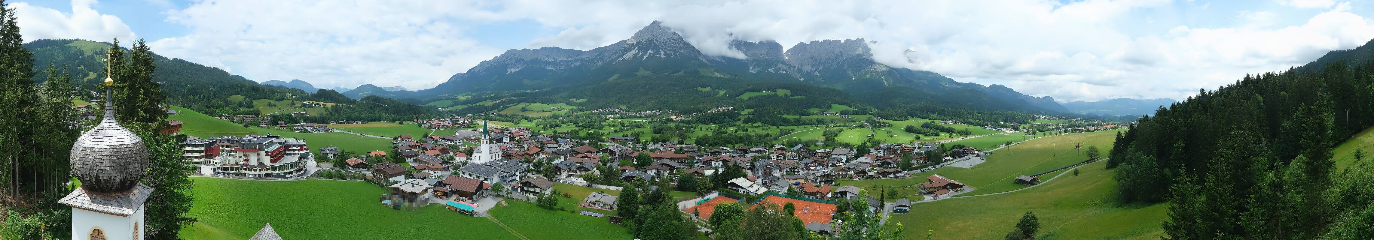 Archiv Foto Webcam Ellmau, Wilder Kaiser