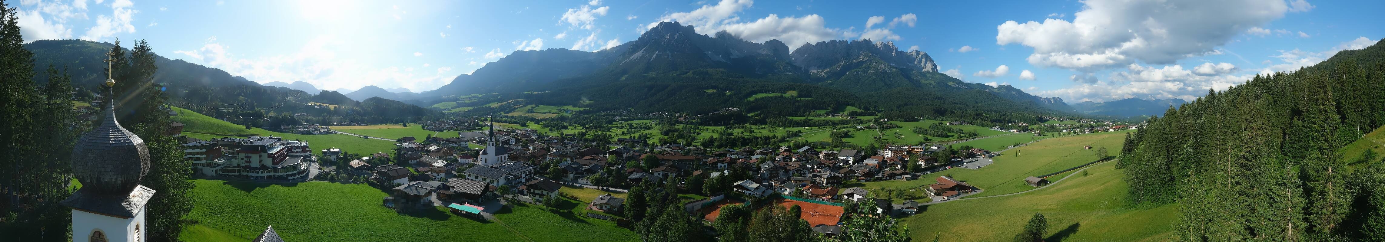 Archiv Foto Webcam Ellmau, Wilder Kaiser