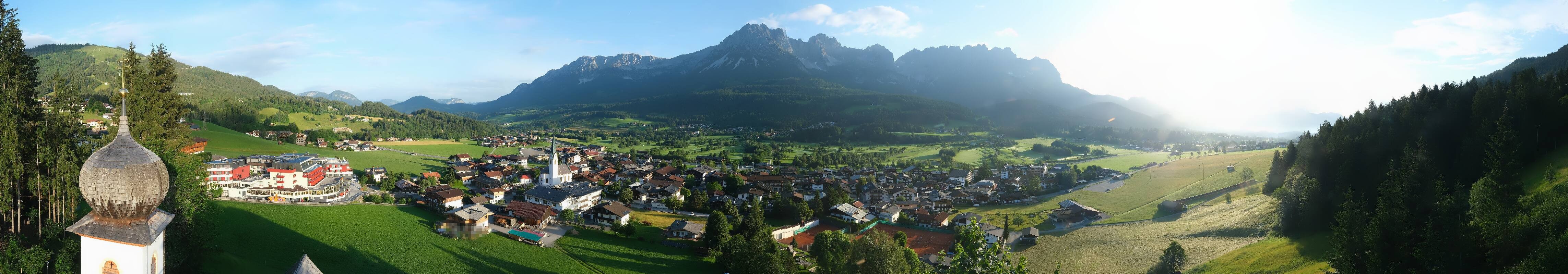 Archiv Foto Webcam Ellmau, Wilder Kaiser