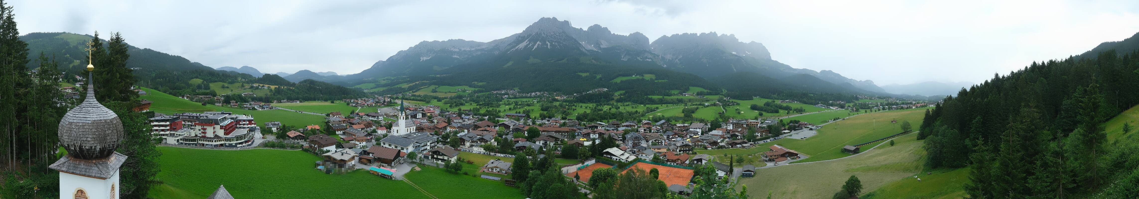 Archiv Foto Webcam Ellmau, Wilder Kaiser