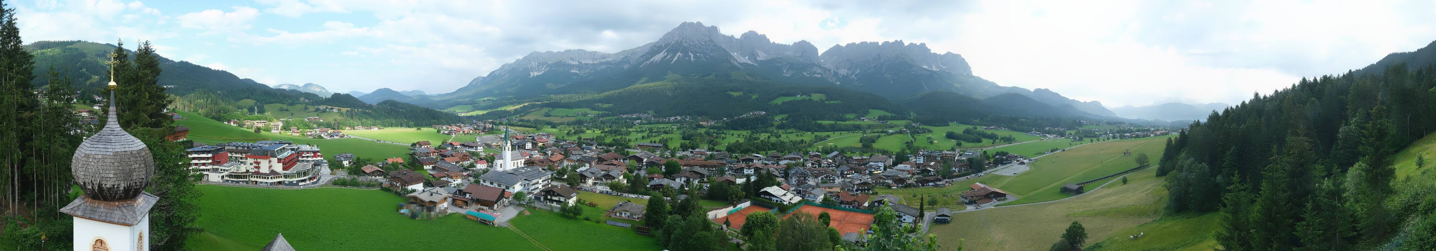 Archiv Foto Webcam Ellmau, Wilder Kaiser