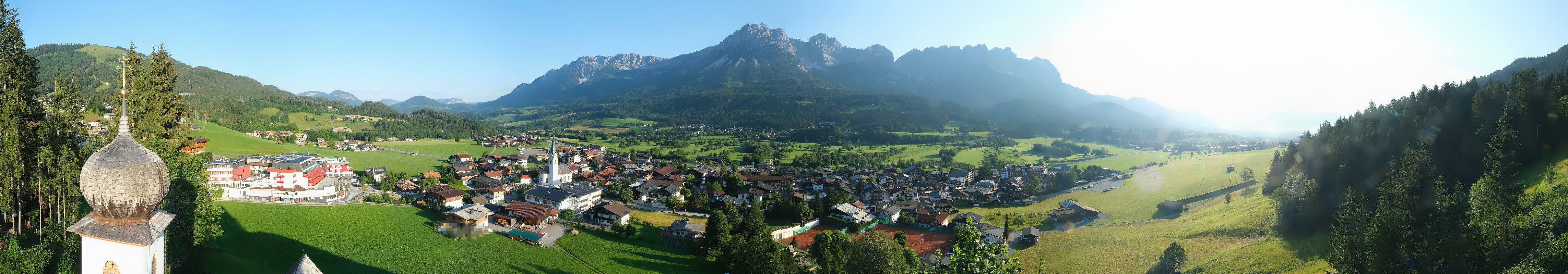 Archiv Foto Webcam Ellmau, Wilder Kaiser
