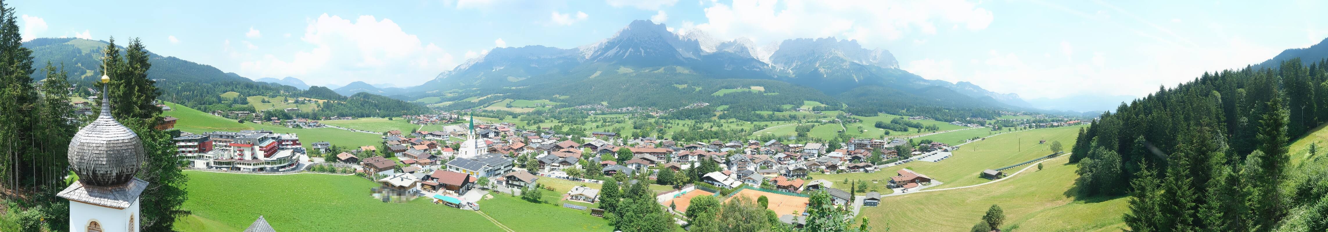 Archiv Foto Webcam Ellmau, Wilder Kaiser
