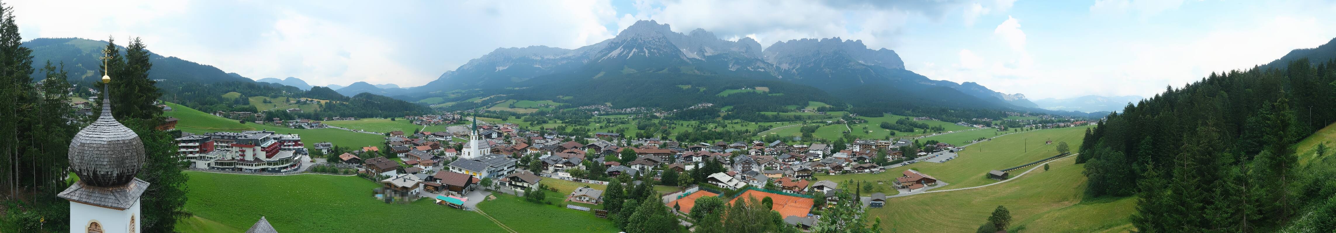 Archiv Foto Webcam Ellmau, Wilder Kaiser