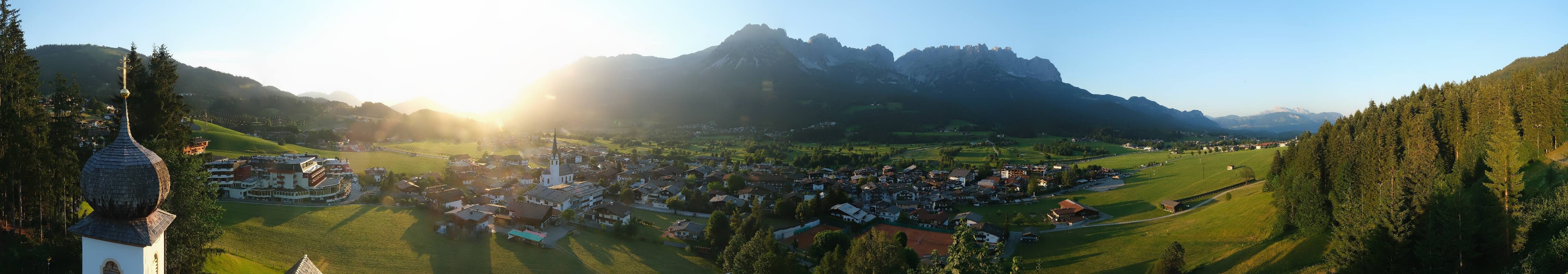 Archiv Foto Webcam Ellmau, Wilder Kaiser