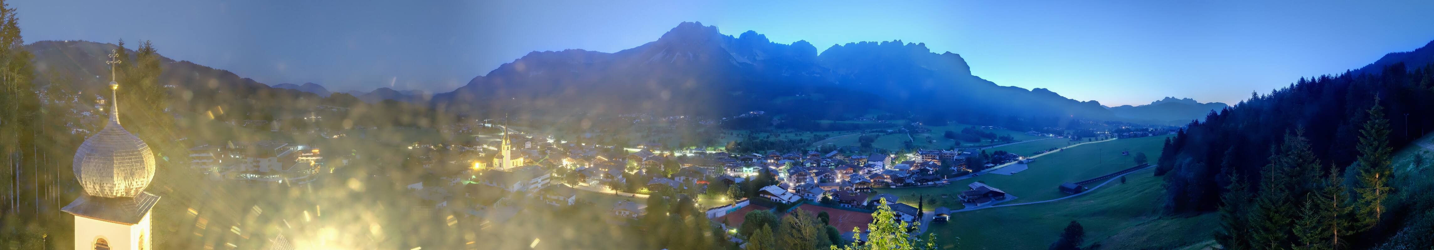 Archiv Foto Webcam Ellmau, Wilder Kaiser
