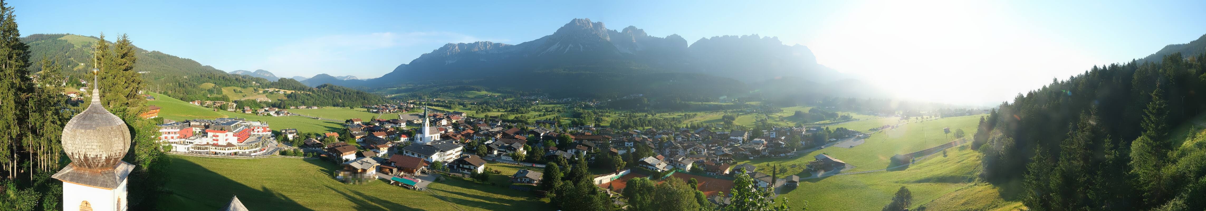 Archiv Foto Webcam Ellmau, Wilder Kaiser
