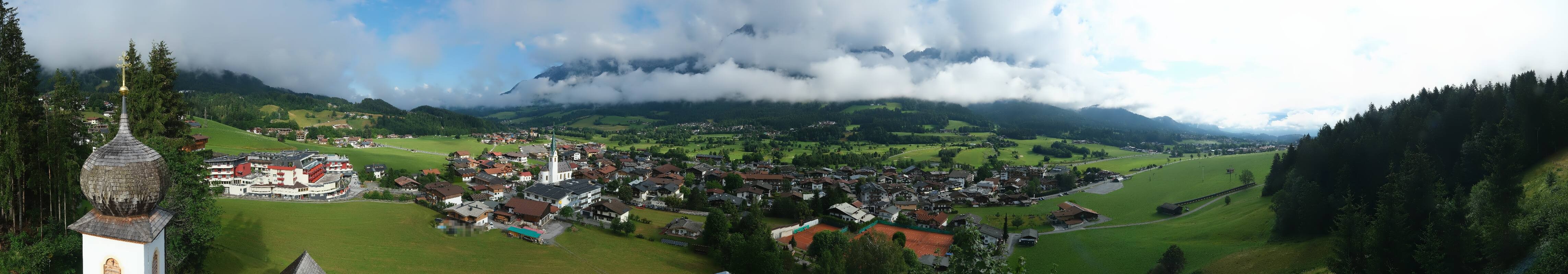 Archiv Foto Webcam Ellmau, Wilder Kaiser