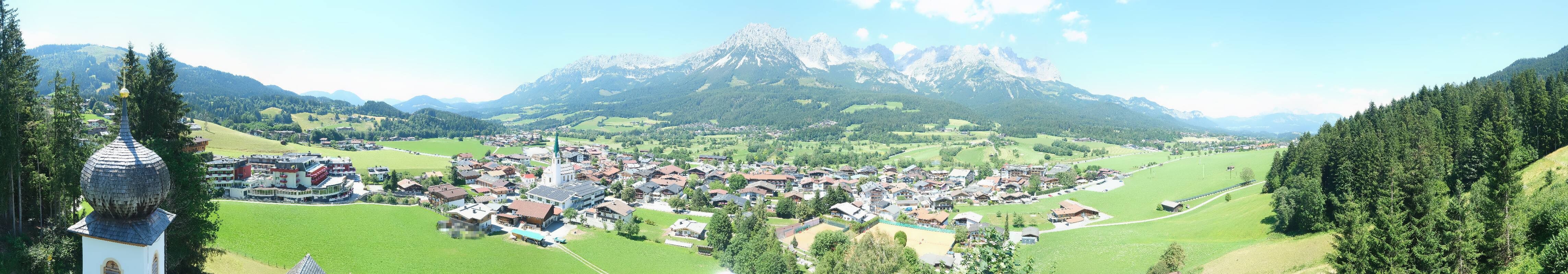 Archived image Webcam Ellmau, mountain range Wilder Kaiser