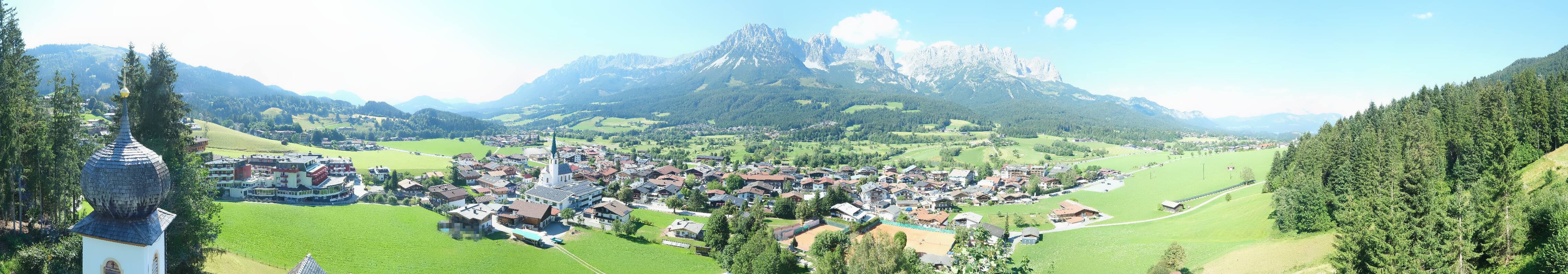 Archived image Webcam Ellmau, mountain range Wilder Kaiser