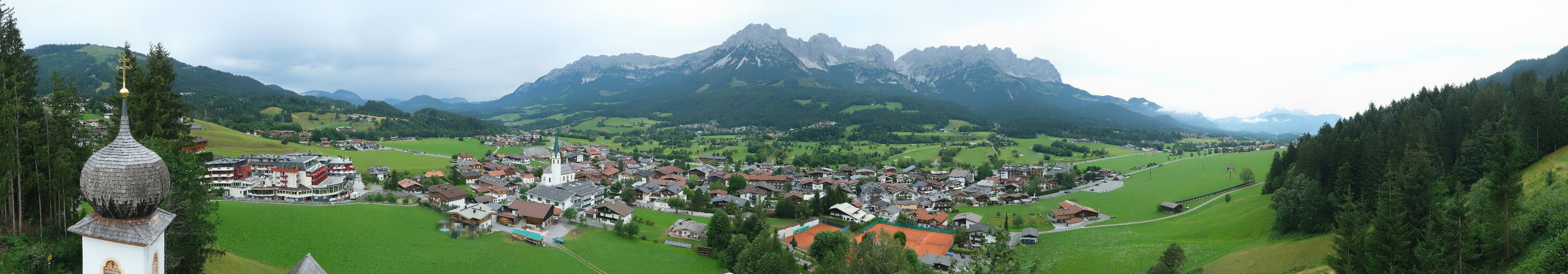 Archived image Webcam Ellmau, mountain range Wilder Kaiser