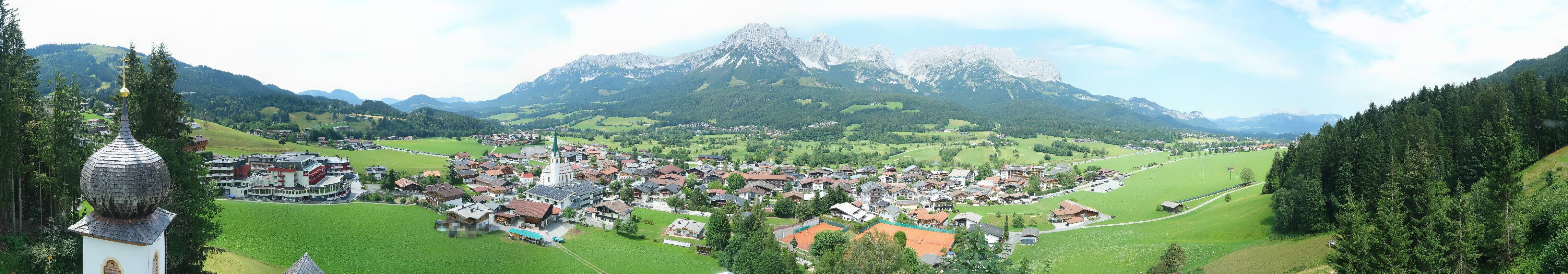 Archived image Webcam Ellmau, mountain range Wilder Kaiser
