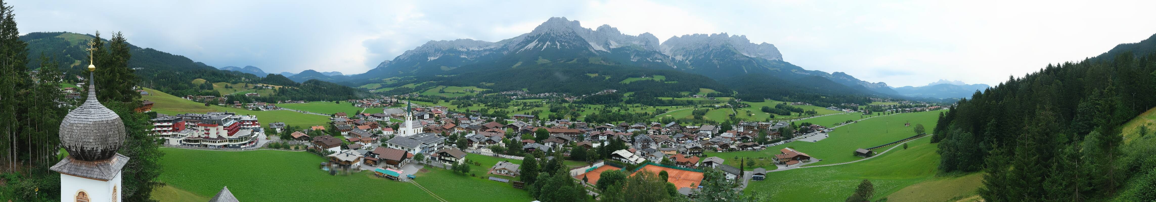 Archived image Webcam Ellmau, mountain range Wilder Kaiser